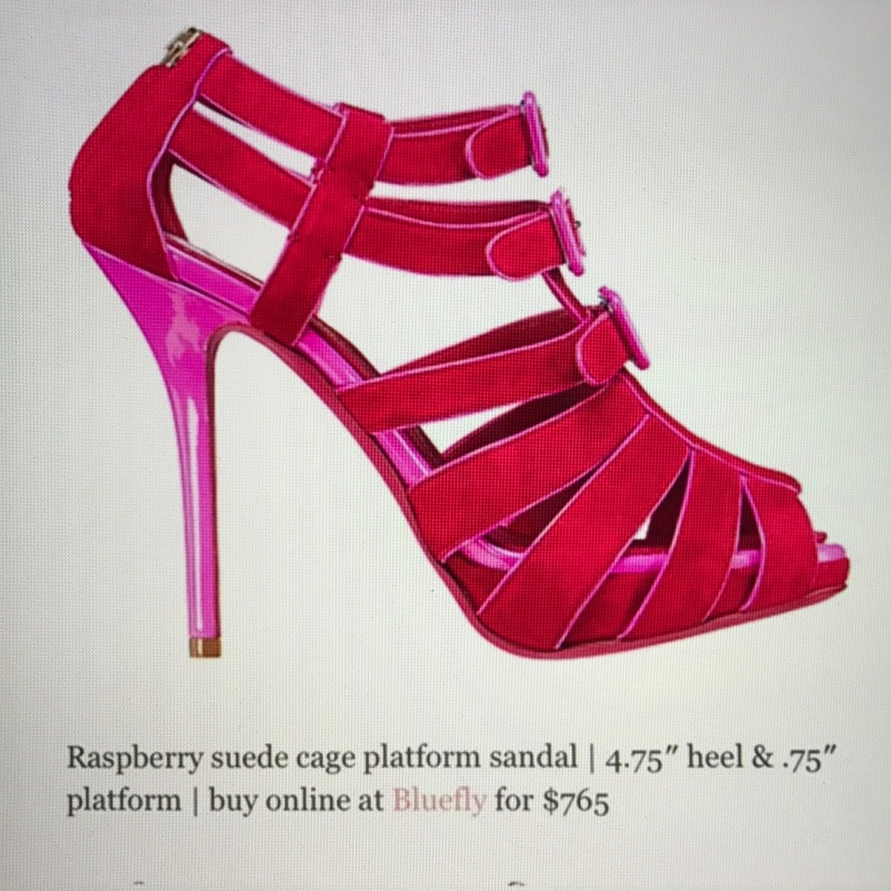 Christian Dior Suede cage sandals. 36.5 NWOB.